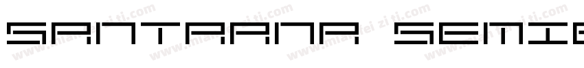 SantaAna SemiBold字体转换